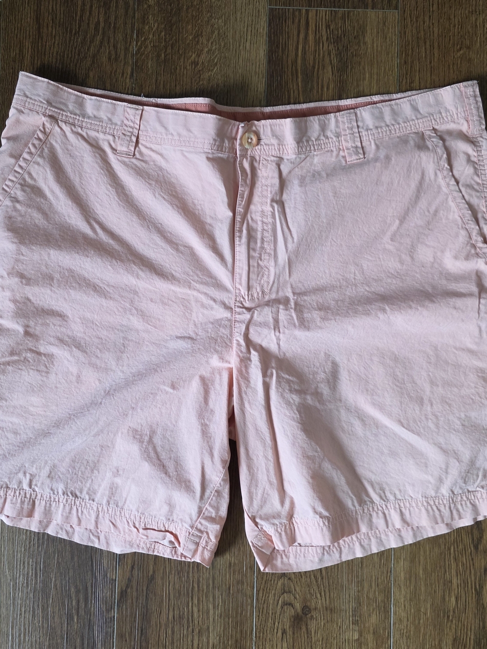 Mens Columbia Coral Pink Casual Cotton Shorts Comfortable Lightweight 42W 8L